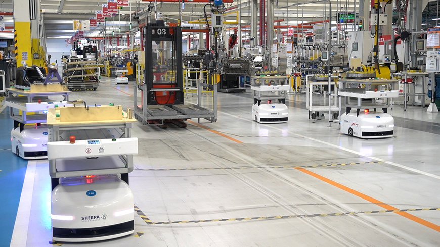 Sherpa Mobile Robotics deploys a fleet of robots for line-side automation at FPT Industrial